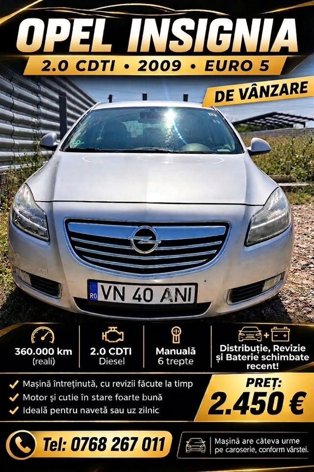 Opel Insignia Sports Tourer 2009 (Inmatriculata RO 2019)